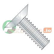 NEWPORT FASTENERS #8-32 x 1-1/4 in Phillips Flat Machine Screw, Zinc Plated Steel, 5000 PK 149489